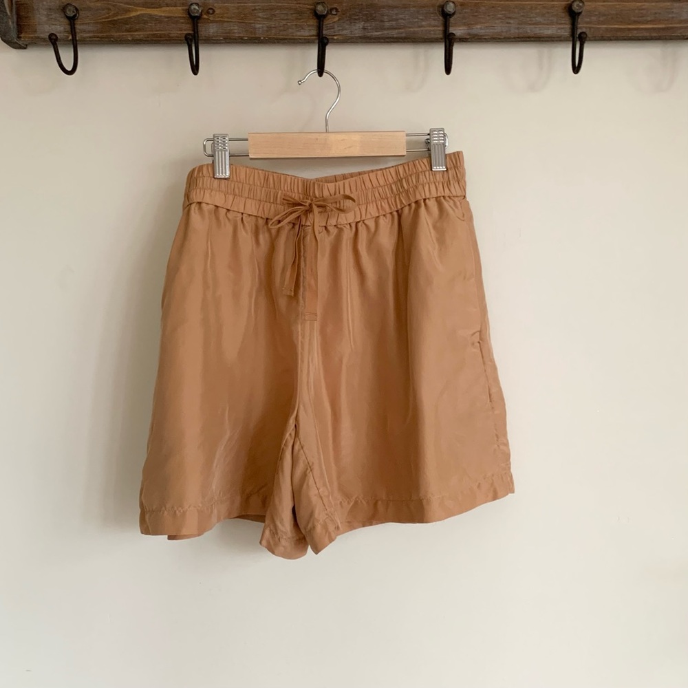J CREW Pull-on sandwashed silk short